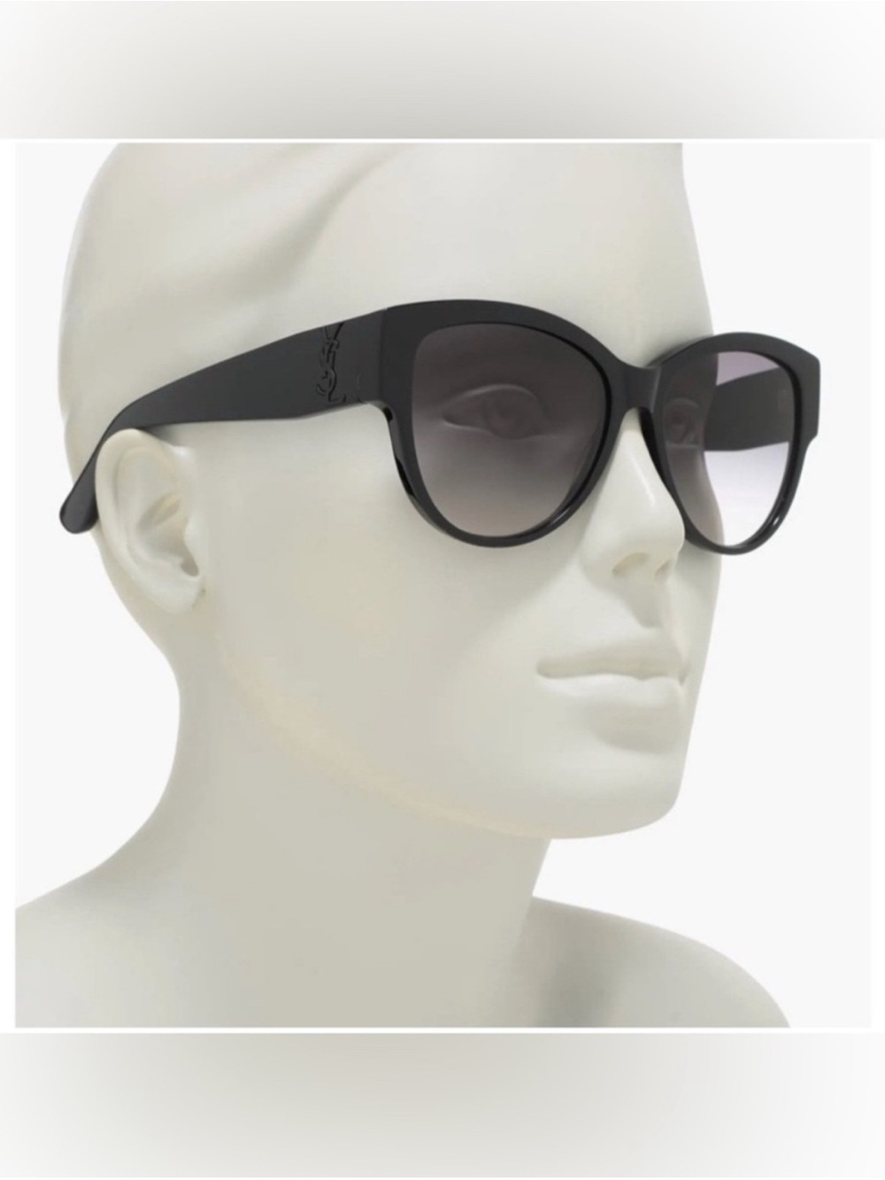 Yves Saint Laurent women’s sunglasses SL M3 black New w/case-retail $535 YSL - Picture 3 of 7